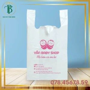 In Túi Siêu Thị màu Trắng Sữa - Dành cho Shop Kinh Doanh các mặt hàng - Bao Bì Tâm Bình