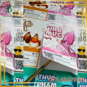 In Tem dán đẹp - Bao Bì Tâm Bình