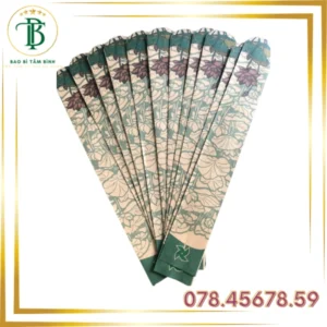 In Bao Đũa Hoa Văn Đẹp - Bao Bì Tâm Bình